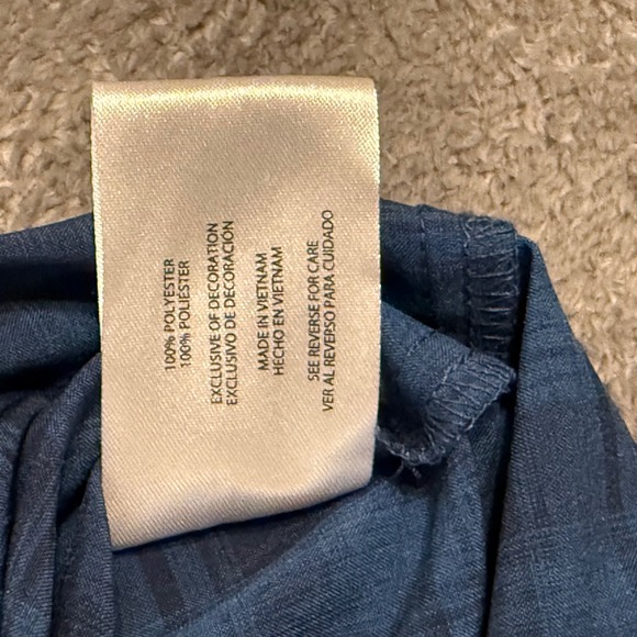 Orvis Mens Classic Collection Plaid Short Sleeve Button Down Shirt M Medium Blue - Picture 5 of 7